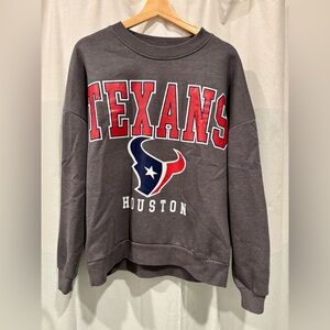 Gameday Couture Women’s Houston Texans Bring the Energy Crewneck Pullover Small